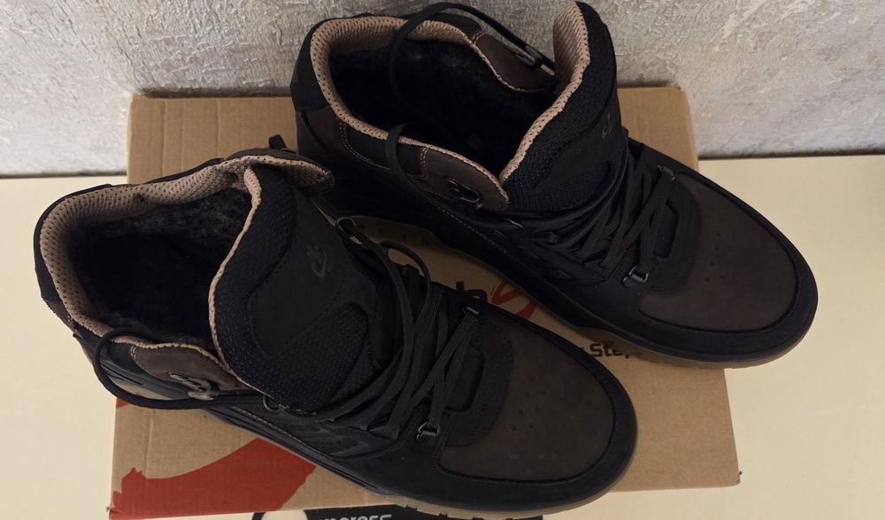 Зимові шкіряні черевики Clubshoes коричневі Blaze  р. 43  29см