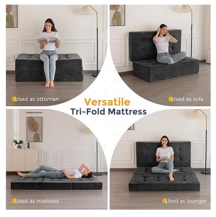 Colchão dobrável nunca usado