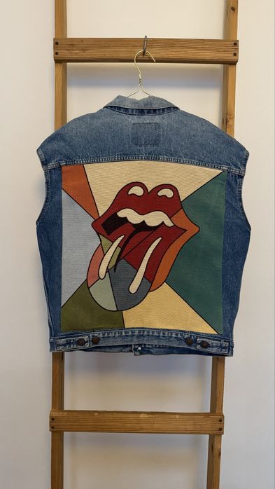 Kamizelka Levis denim vest Levi’s XL Rolling Stones