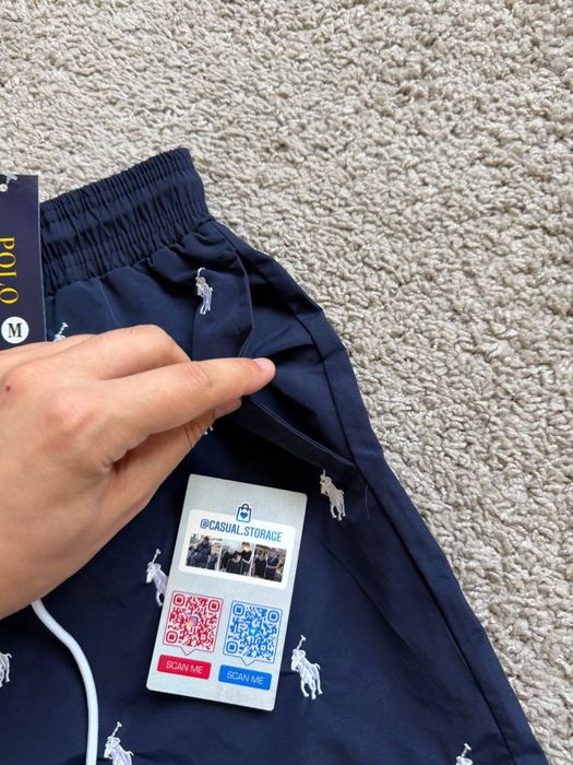 Шорты Polo Ralph Lauren монограммные плащевка