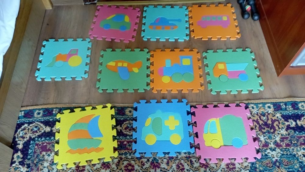 Дитячий пазл коврик