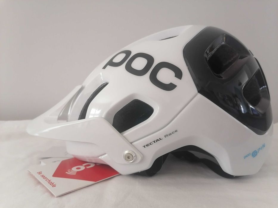 Kask rowerowy Poc Tectal Race Spin Hydrogen White Black XS/S 51-54cm