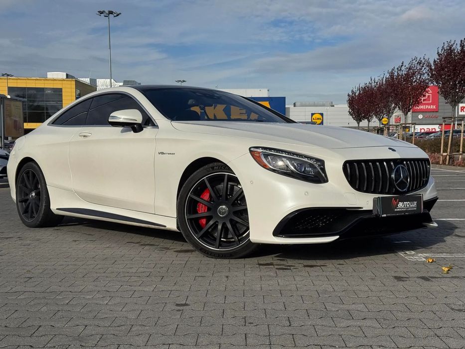 Mercedes-Benz Klasa S S63 Coupe AMG 4-Matic Satyna Stan Perfekcyjny Rocznego Auta Gwarancja