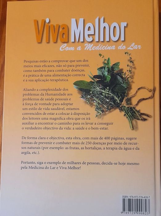 Livro Viva melhor com a medicina do lar – António J. Leal Chaves