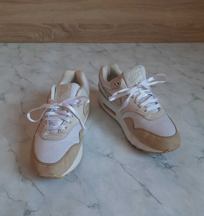 Nike Air Max 1 Utility шкіряні кросівки 38,5 розмір бежеві