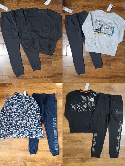 Піжами, костюми ,світшоти,  спортивні штани, джинси, труси.