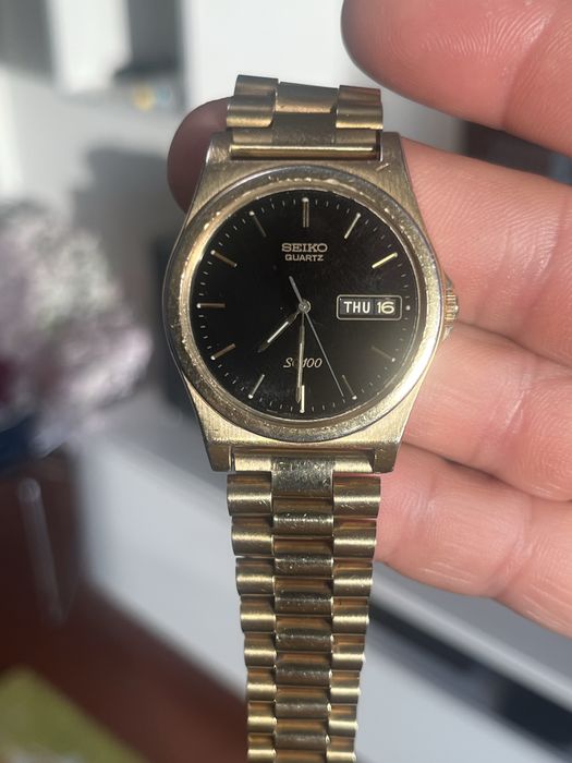 Seiko SQ dourado