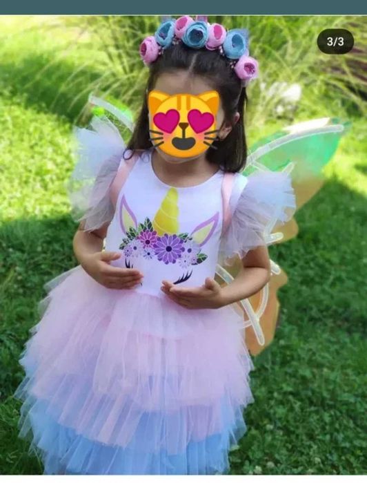 Плаття та обруч Єдиноріг на дівчинку