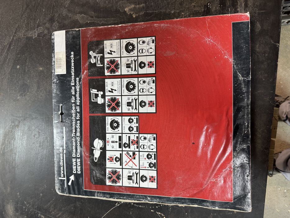 Diewe d960plus tarcza diamentowa do dachowki ceramicznej betonu 300mm