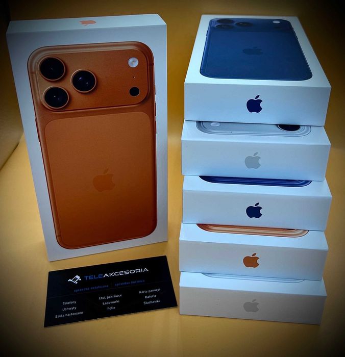 Apple Iphone 17 PRO MAX | 256gb | NOWIUTKIE | KOLORY | Teleakcesoria