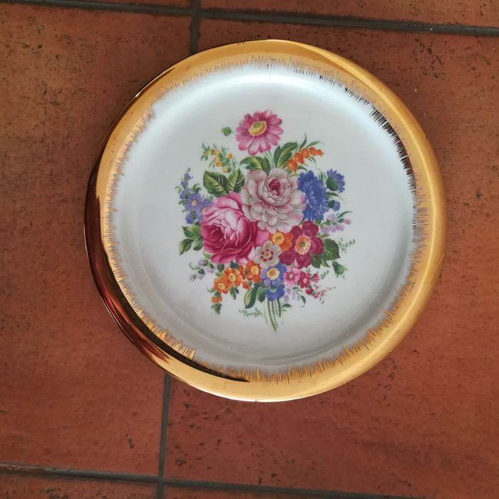 Prato pintado à mão