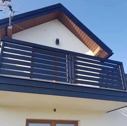 Balustrada balkonowa, stalowa, barierka