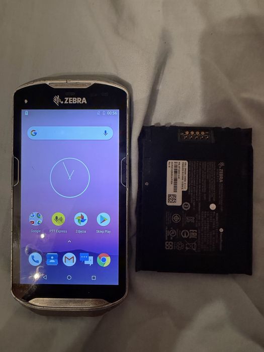 Skaner  telefon Zebra tc 56 dwie baterie