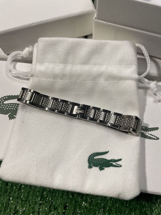 ‼️Акція‼️ Браслет Lacoste / Браслет Лакоста / Срібний браслет Lacoste/