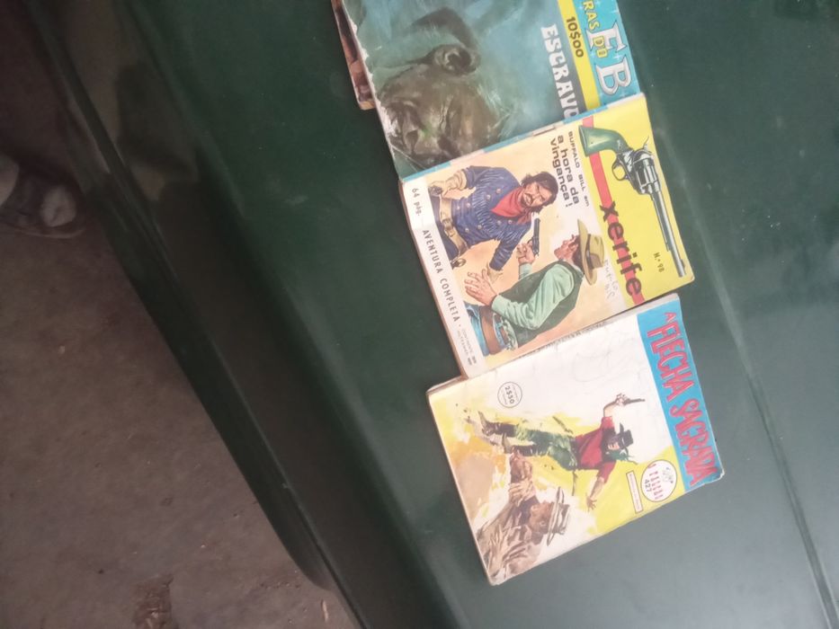 Cinco livros banda desenhada. Xerife, FBI, Batman. Falcão.