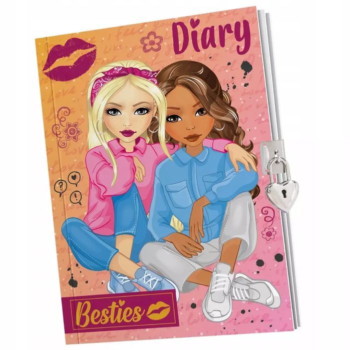 Pamietnik Kart Klod A5/60k Besties. Rozette