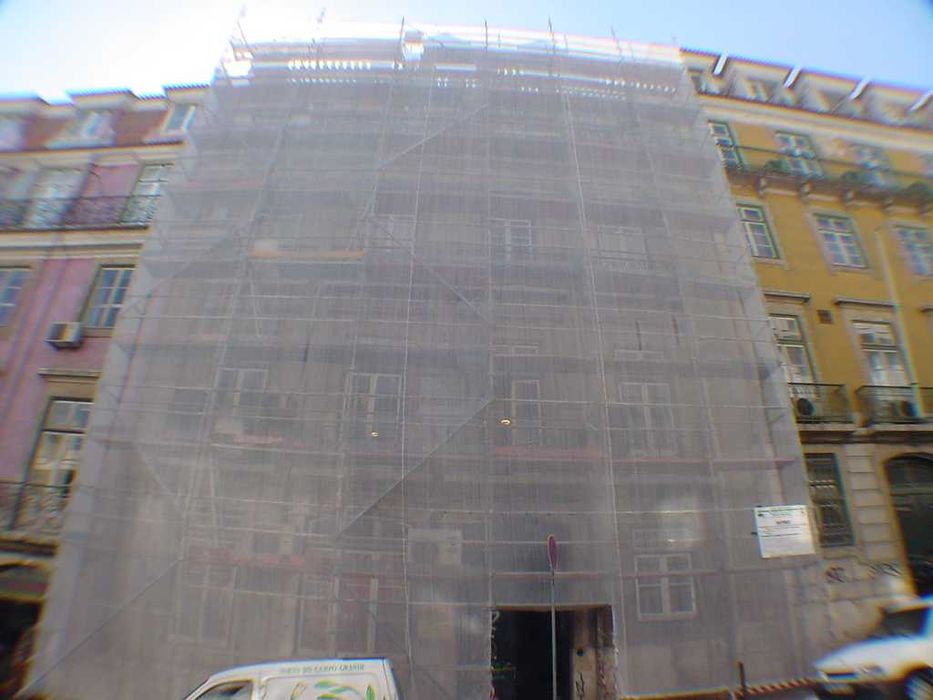 Rede raschel dupla p/ cobertura de andaimes e sombra