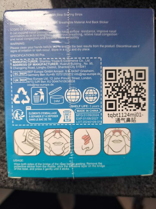 Plastry na nos przeciw chrapaniu