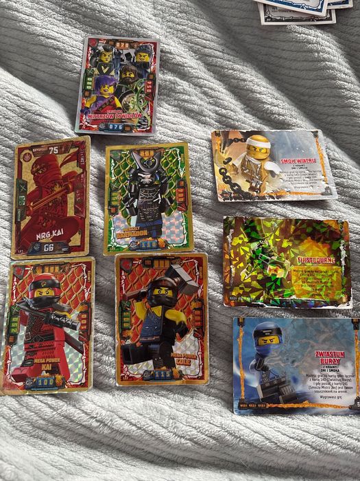 Karty LEGO Ninjago – duży zestaw około 30 kart Poznań Grunwald
