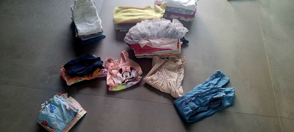 Giga paka ciuchów dla dziewczynki rozmiar 92 markowe same perełki