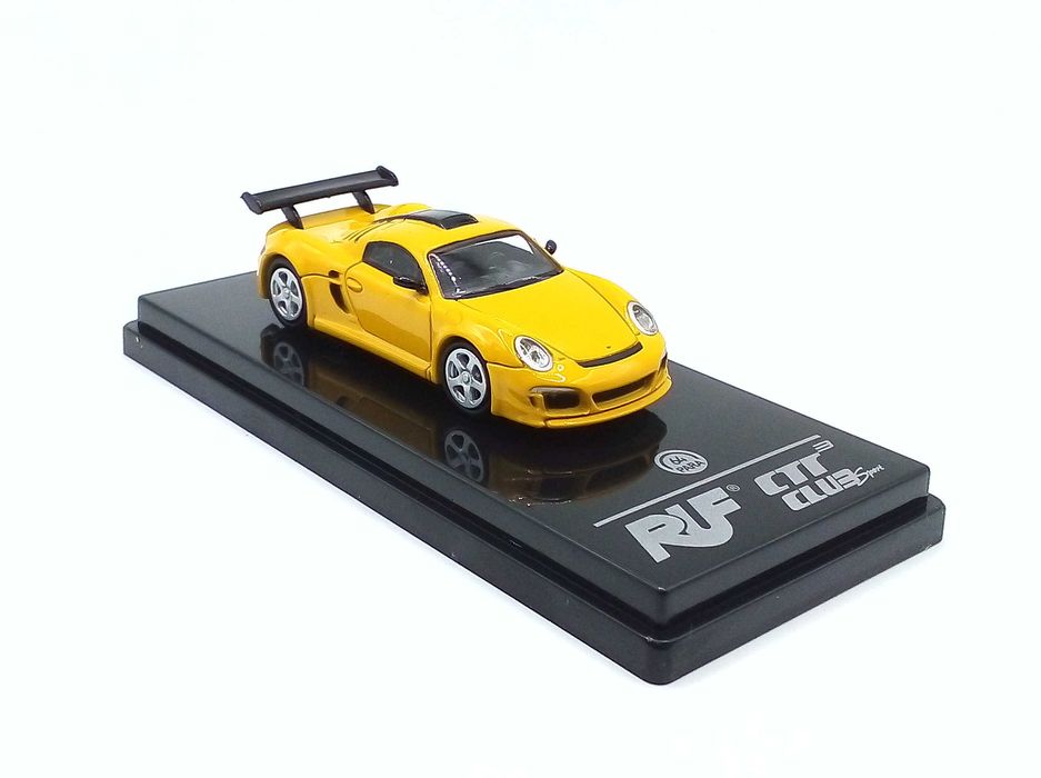 Porsche GT RUF CTR3 Clubsport Yellow 2012 LHD - skala 1:64 - Para64
