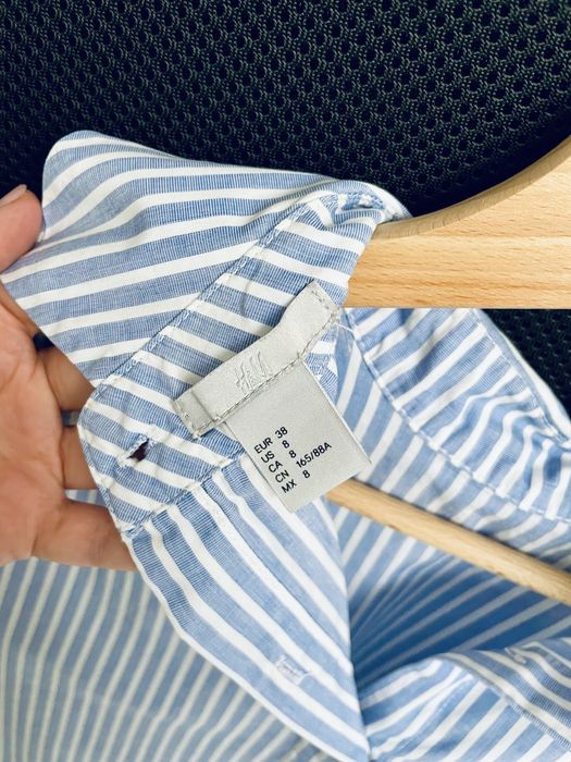 damska koszula z guzikami na plecach h&m