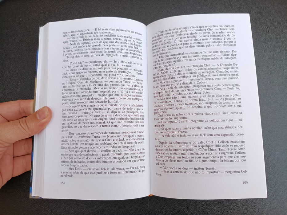 Livro "Contágio", de Robin Cook