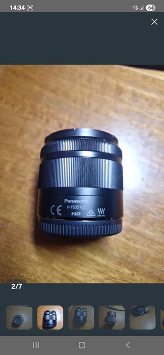Objectiva panasonic  lumix Micro 4/3