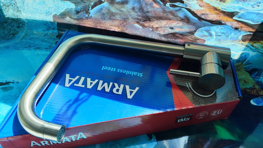 Смеситель для кухни, мойки ARMATA SUS 011 нержавейка