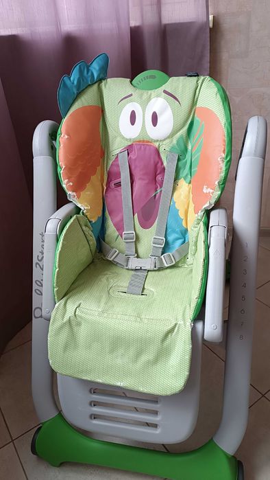 Стільчик для годування Chicco Polly 2 Start Parrot