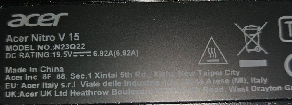 Ноутбук Acer Nitro V 15