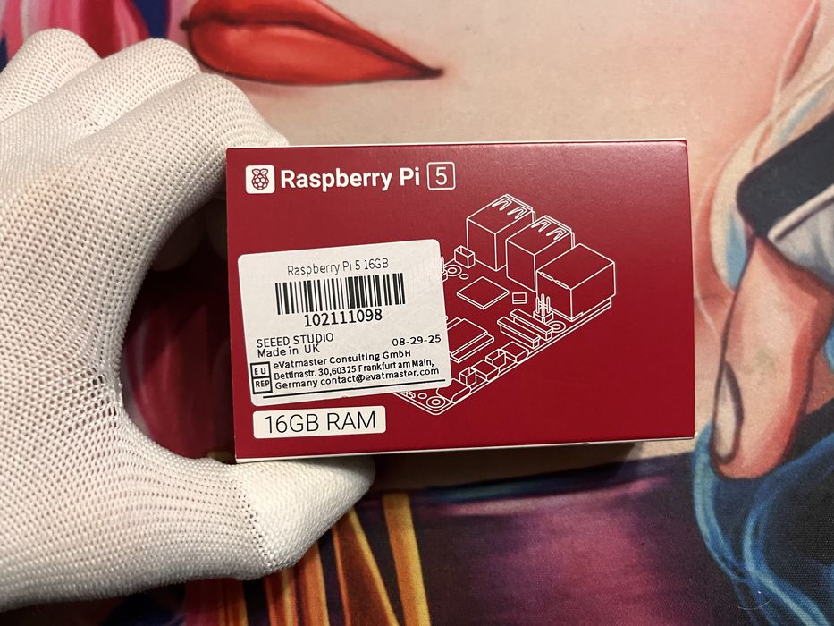 Raspberry Pi 5 16Gb kit міні пк одноплатний компʼютер NAS сервер