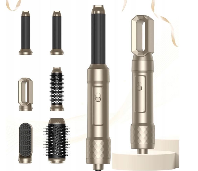 Atopskins 6 W 1 Zestaw Do Stylizacji Włosów Suszarka Z Jonami Ujemnymi