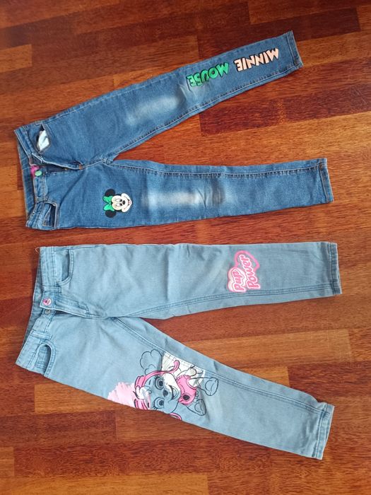 Jeansy dziewczęce 128cm