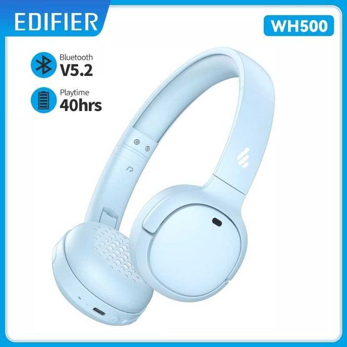 ‼️ Edifier WH500 – это накладные беспроводные наушники с 40ч. звука