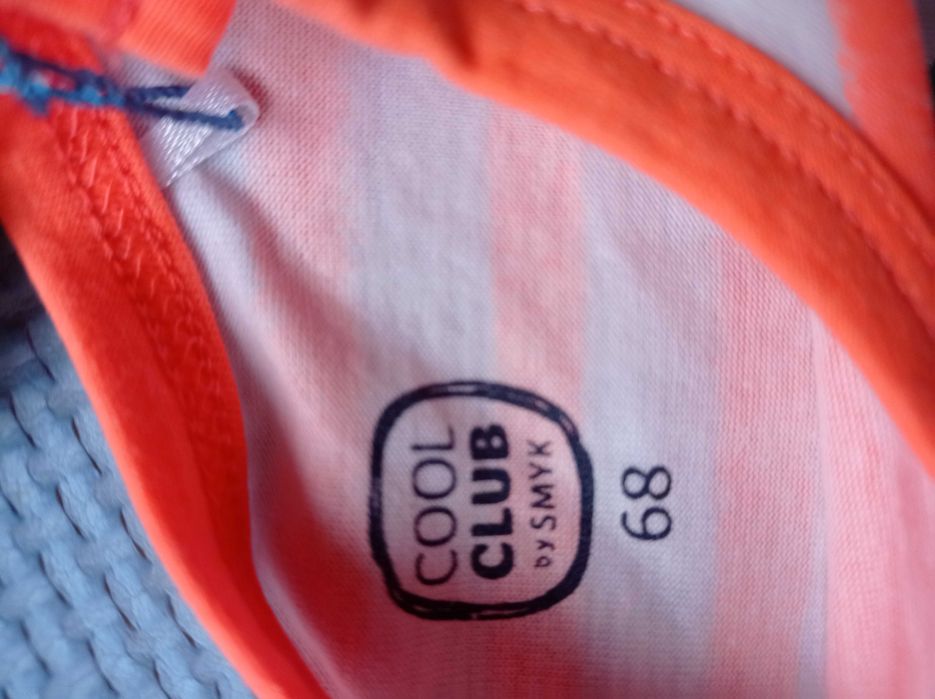 Nowe body kr.rękaw roz 68 Smyk