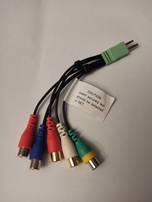Adapter oryginalny AV (Component/Composite) Samsung o numerze części BN39-01154W (CBF Signal)