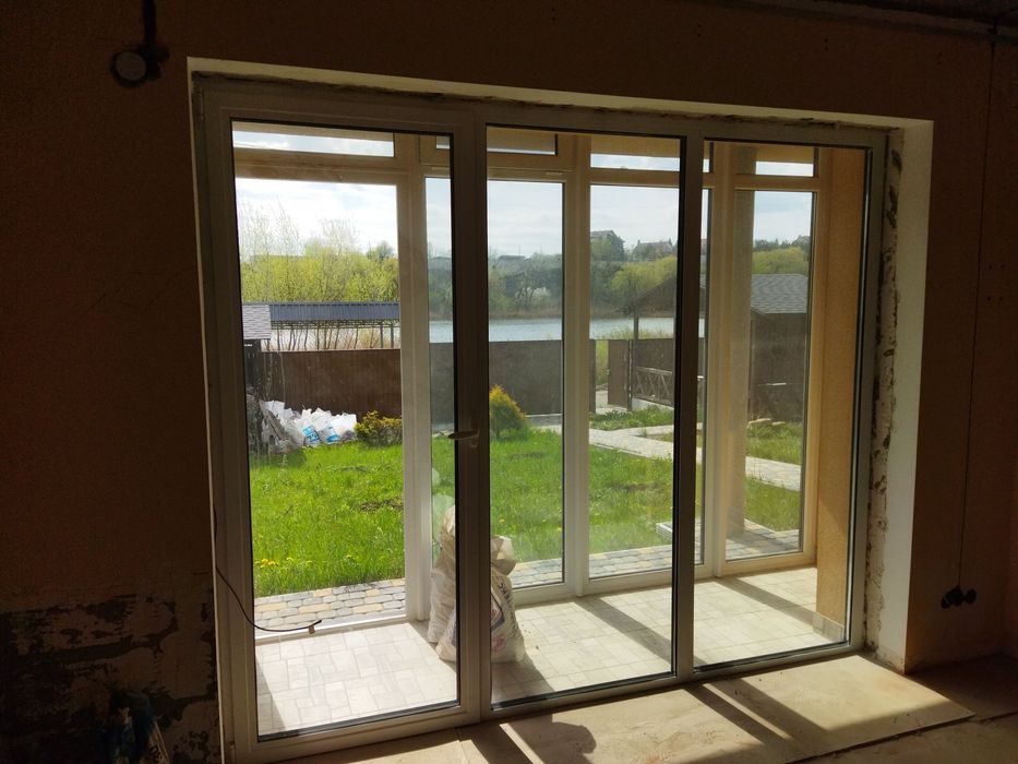 Окна алюминиевые,  б/у