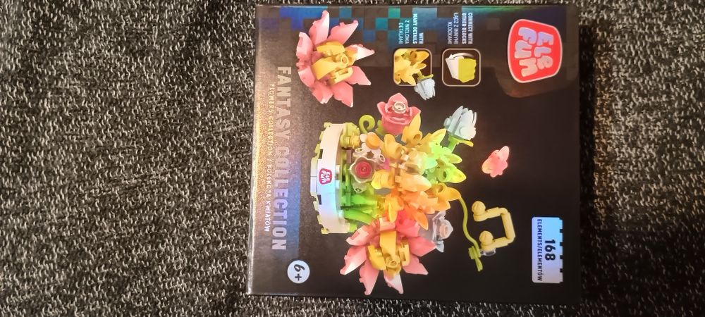 Kolekcja kwiatów z żółtym - klocki 168