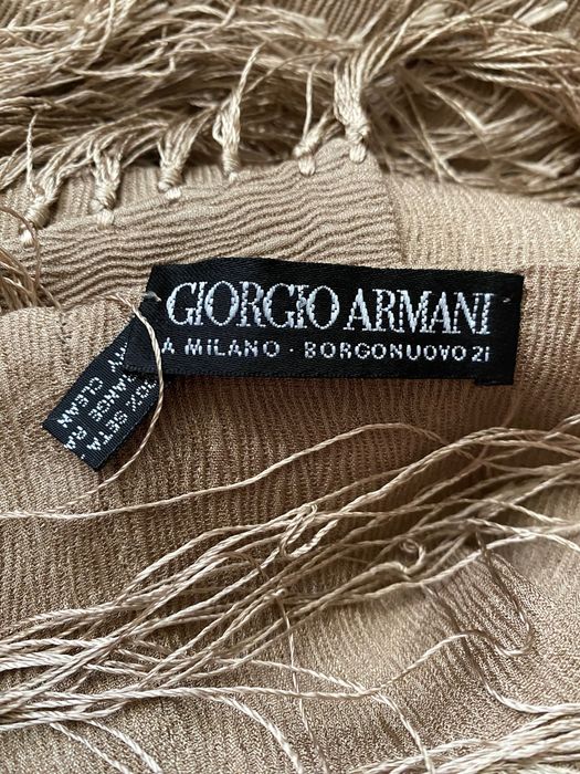 GIORGIO ARMANI шовковий палантин шарф Італія оригінал