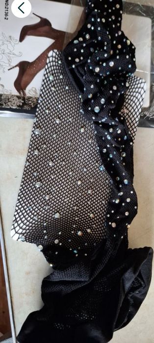 Колготки со стразами для танцев