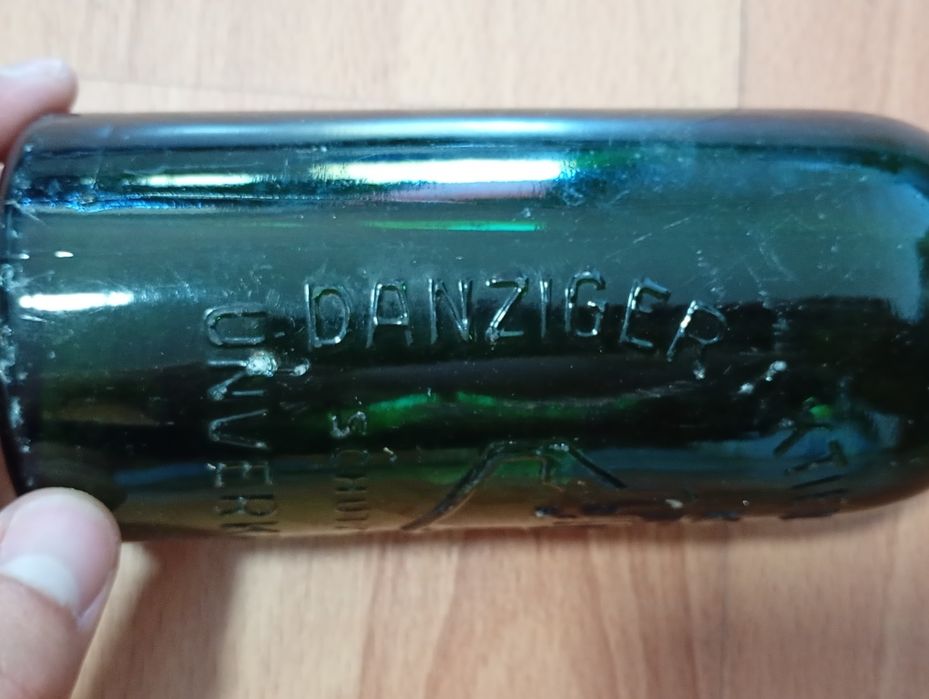 Butelka poniemiecka browar Danzig