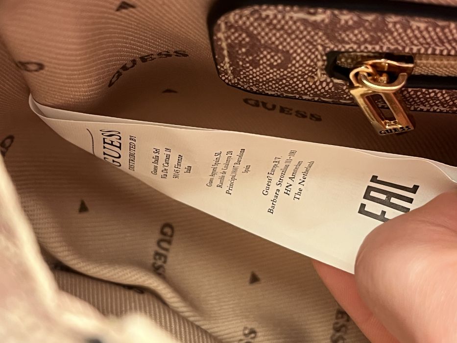 Torebka Damska Guess Beżowa Nowa z Metką