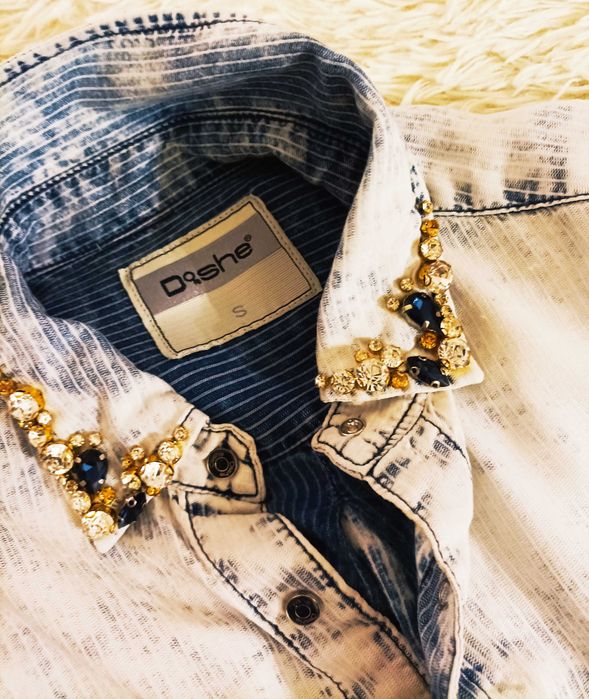 Oryginalna Koszula ze zdobieniami, rozm S/M