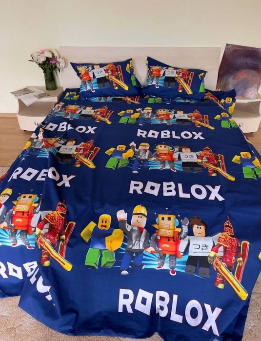 Постіль ДИТЯЧА Лабубу Куромі Стіч Роблокс Бетмен Марвел Майнкрафт