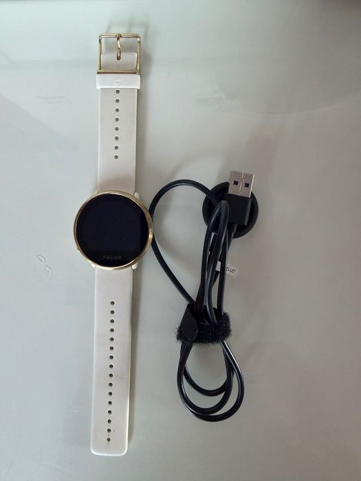 Zegarek polar Ignite 2 - ecru/złoty