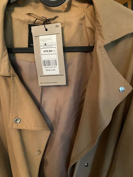 TRENCZ damski MEDICINE rozm s gratis ZARA