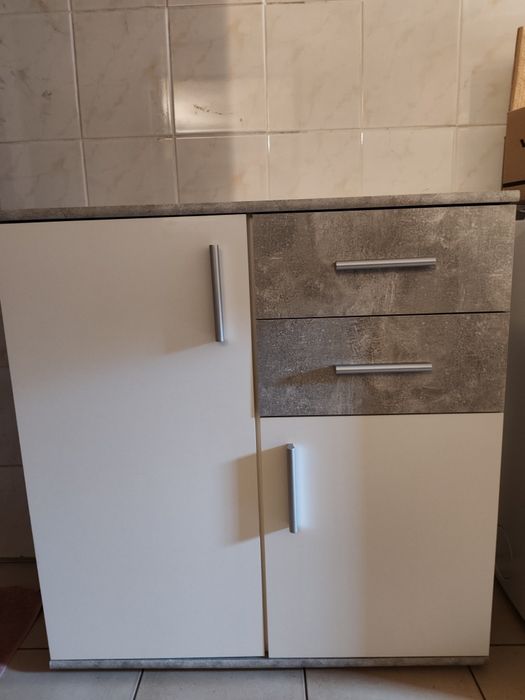 Komoda wielofunkcyjna dwukolorowa