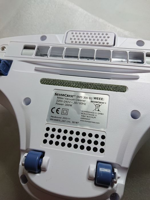 Odkurzacz UV do kanapy materacy na roztocza Silvercrest SMS 300 B2