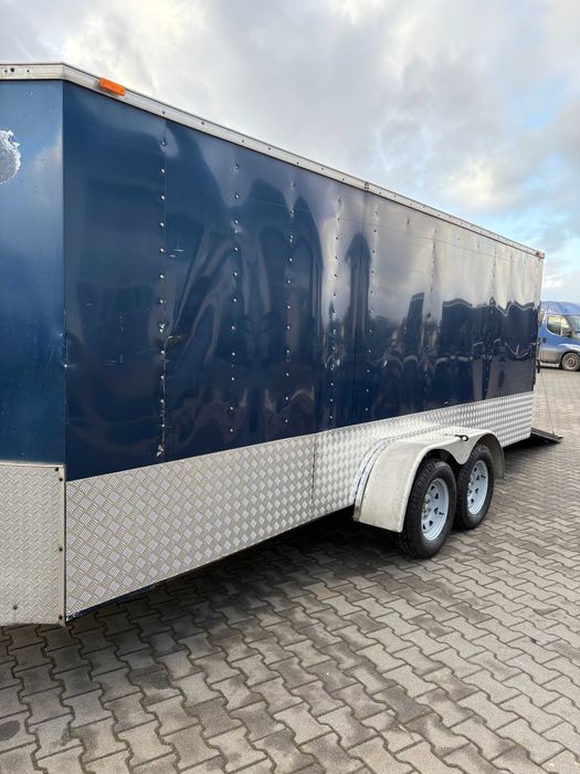 Przyczepa USA Kontener Quady Motocykle Kargo Zabudowana Skutery Śnież